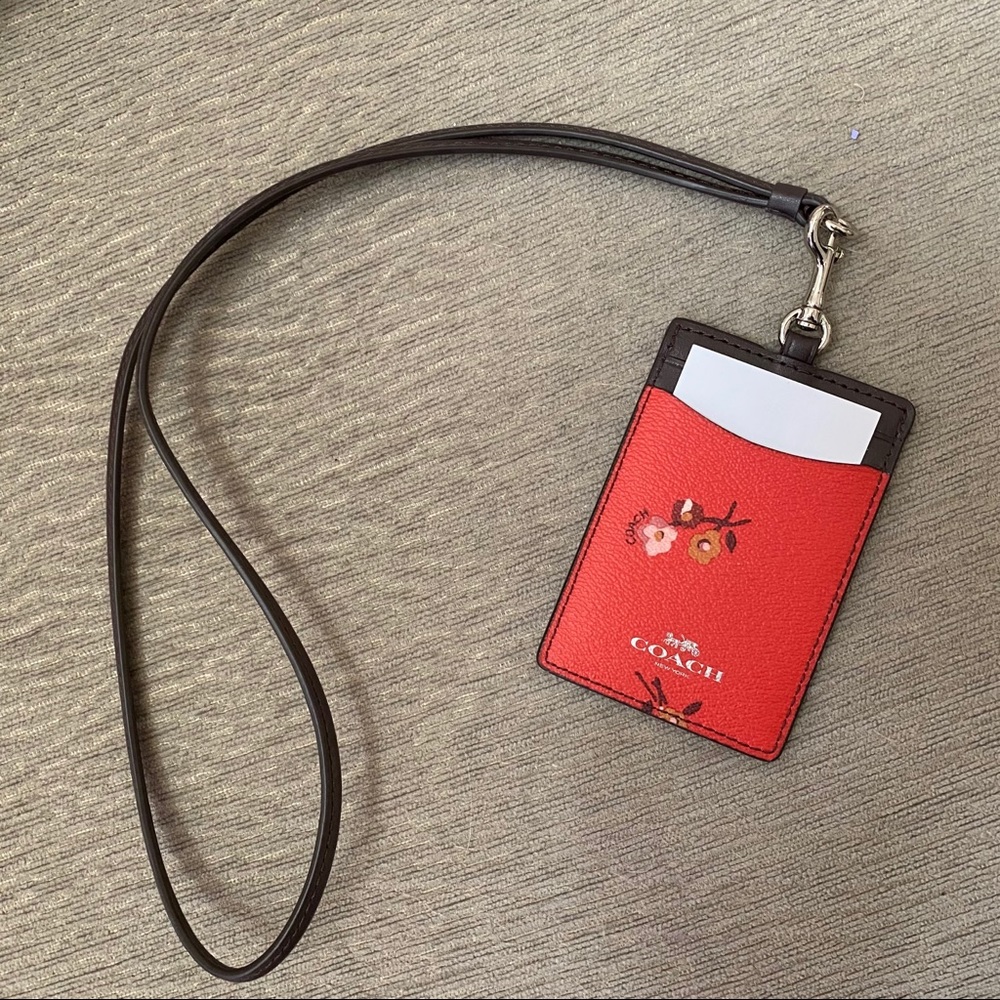 Coach ID lanyard